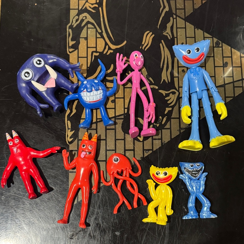 Kids Monster Stretch Toy Figures - Assorted Bright Colors